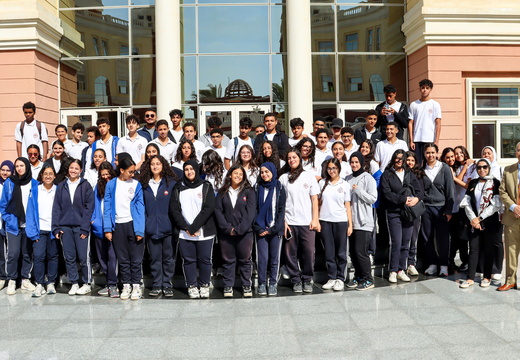 The Modern British School of Egypt (MBSE) visit, organised by Ms. Hayah Eid, Specialist Librarian of MBSE