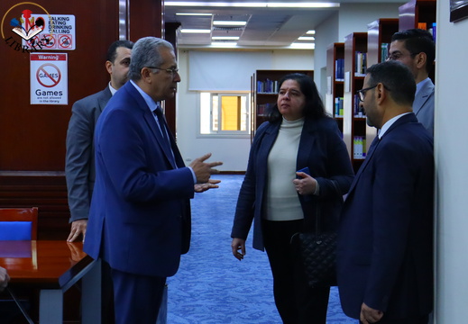 Delegation from the Library of the Egyptian Cabinet of Ministers Information and Decision Support Centre (IDSC)