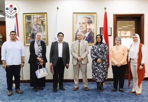 visit from the Engineering Sector Committee of the Supreme Council of Universities 1