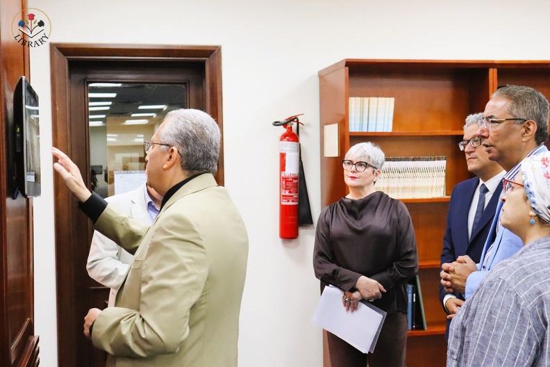 a distinguished delegation from Cardiff Metropolitan University to our Library 3.jpg