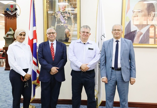 visit from LSBU Global and the External Examiners at our University Library 1
