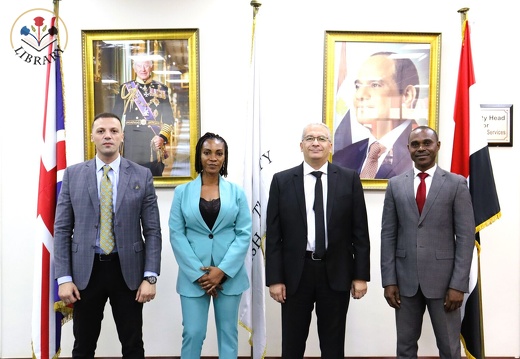The University Library Was Pleased to Welcome a Delegation from Equatorial Guinea
