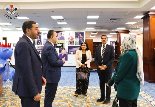 University Library Hosts Delegation from the National Center for Social & Criminological Research (NCSCR)
