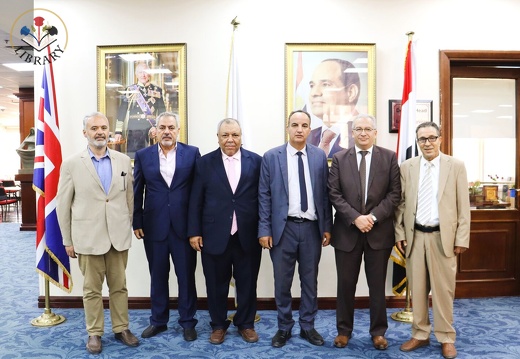 University Library Hosts Delegation from Azzaytouna University and the Libyan Authority for Scientific Research