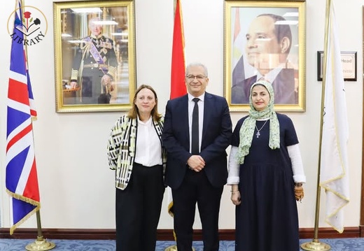 Professor Helen Powell, LSBU Link Tutor, Visits the Faculty of Communication and Mass Media at BUE