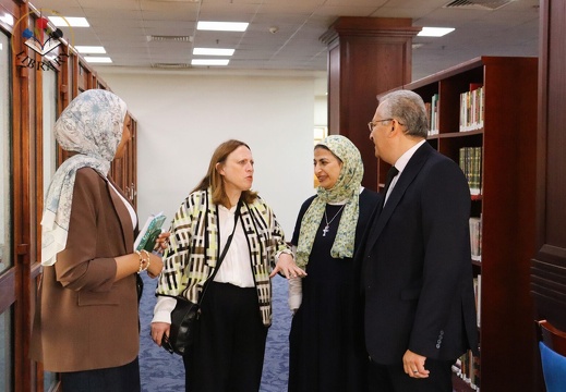 Professor Helen Powell, LSBU Link Tutor, Visits the Faculty of Communication and Mass Media at BUE3