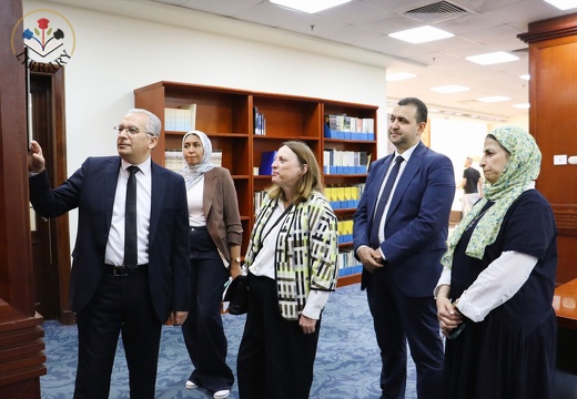 Professor Helen Powell, LSBU Link Tutor, Visits the Faculty of Communication and Mass Media at BUE2