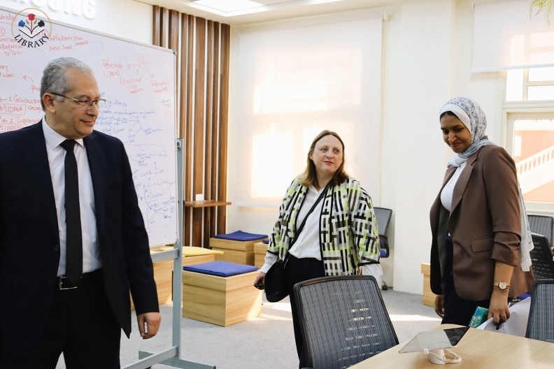 Professor Helen Powell, LSBU Link Tutor, Visits the Faculty of Communication and Mass Media at BUE1.jpg