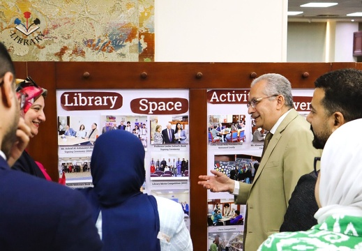 Supreme Council of Universities Delegation Visits BUE Faculty of Nursing Library for NAQAAE Accreditation