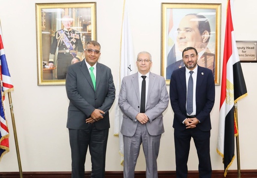 Visit of Professor Dr. Mohamed Abdel Hakim Selim, Tanta University