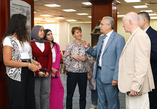 Visit of Professor Katalin Feher to The British University in Egypt