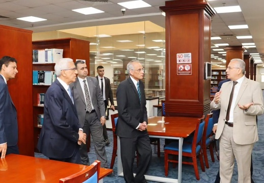 University Library Welcomes Professor Dr. Mamdouh Moawad Ali Hassan, President of the National Research Centre
