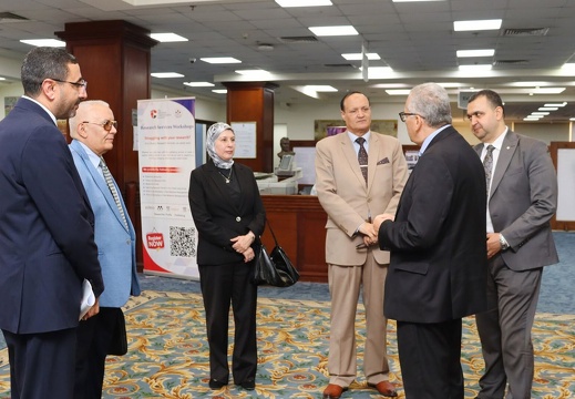 Distinguished Supreme Council of Universities Delegation Visits the British University in Egypt Library