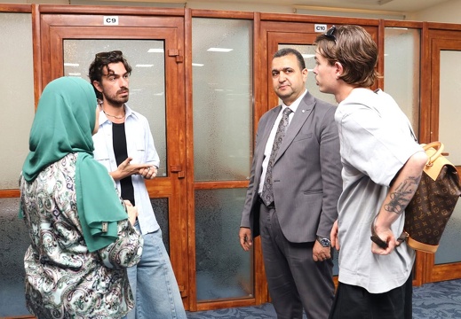 British University in Egypt Library Welcomes International Visitors for a Guided Tour of Its Facilities, Collections and Academic Services