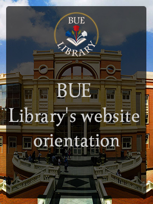 BUE Library's website orientation