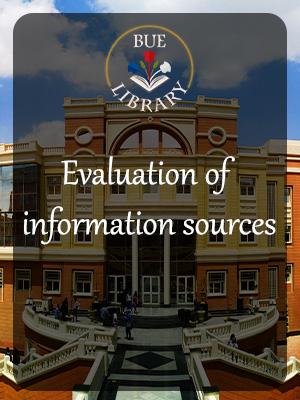 Evaluation of information sources