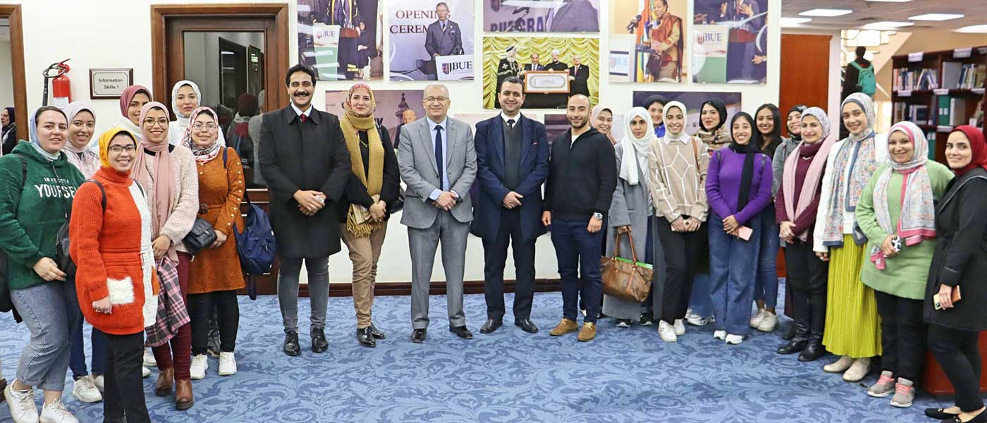 A UNESCO delegation visited the British University library within the activities of the cooperation program between the organization and the Nanotechnology and TAIKO centers at the university for training on Nanotechnology investment in the Entrepreneurship field.