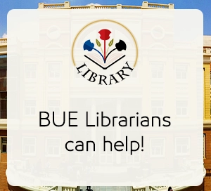 BUE Librarians can help!