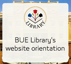 BUE Library's website orientation