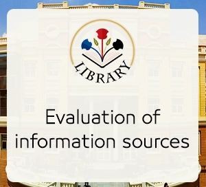 Evaluation of information sources
