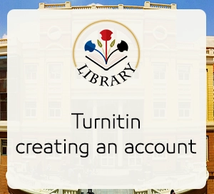 Turnitin creating an account